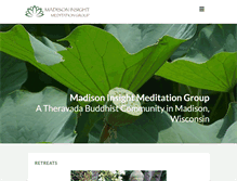Tablet Screenshot of madisonmeditation.org